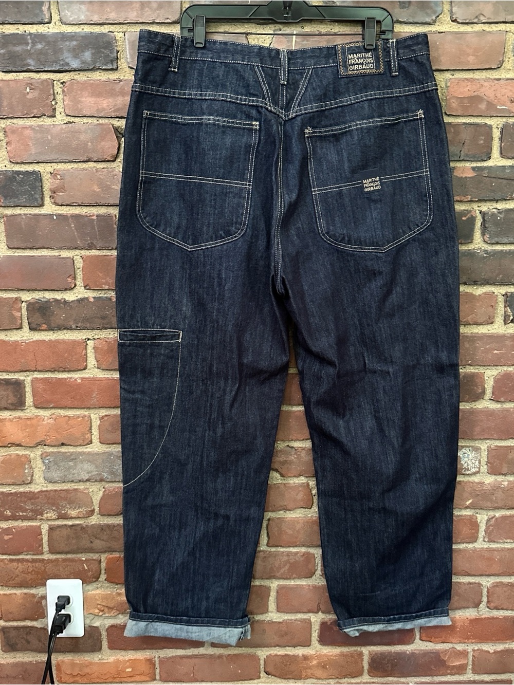 Marithe Francois Girbaud Dark Indigo Relaxed Jeans